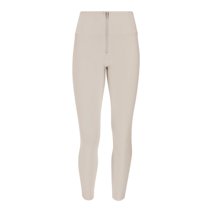 Pantaloni push up WR.UP® 7/8 superskinny vita alta similpelle