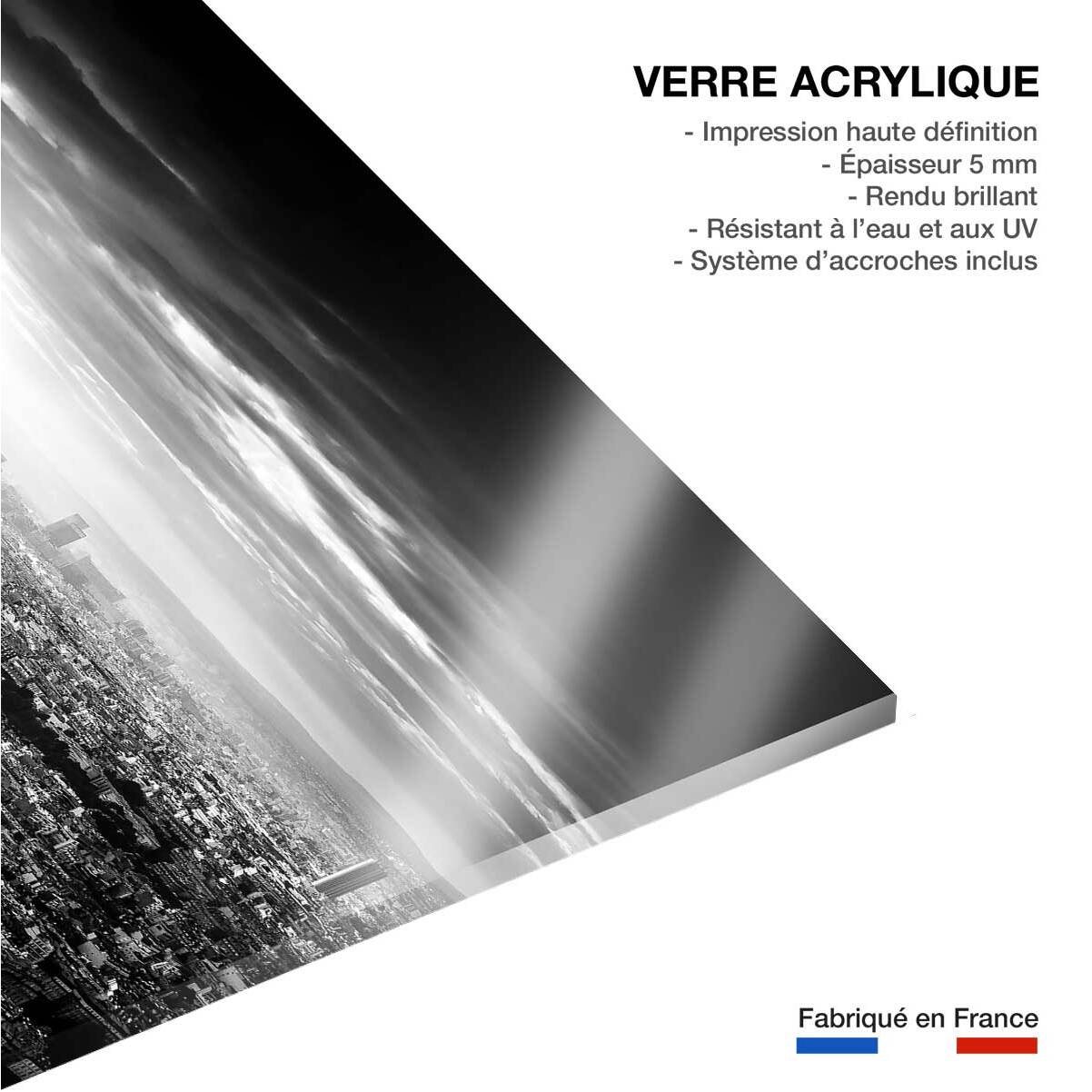 Tableau lumière sur paris Tableau plexiglas