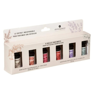 Lot de 6 huiles de fragance - 15ml