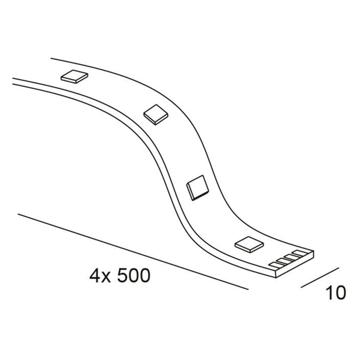 Forlight Tira LED Sound TV 4.8W RGB Iluminación LED Multicolor para TV y Entretenimiento