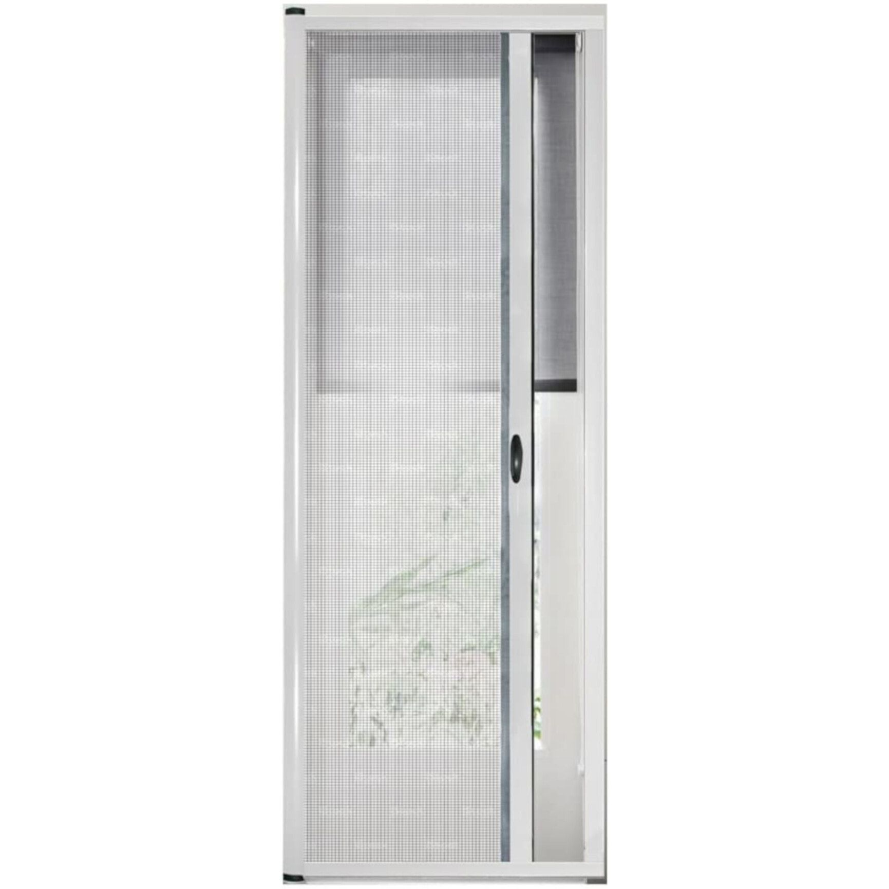 Zanzariera Universale Scorrimento Orizzontale Per Porte Portafinestra Balconi A Rullo Avvolgibile Telaio Alluminio In Kit Colore Bianco 150 x 250 cm