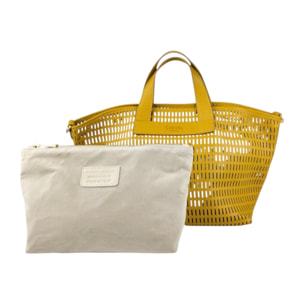 Bolso de Mano Cheval Firenze Ocean Amarillo Mostaza