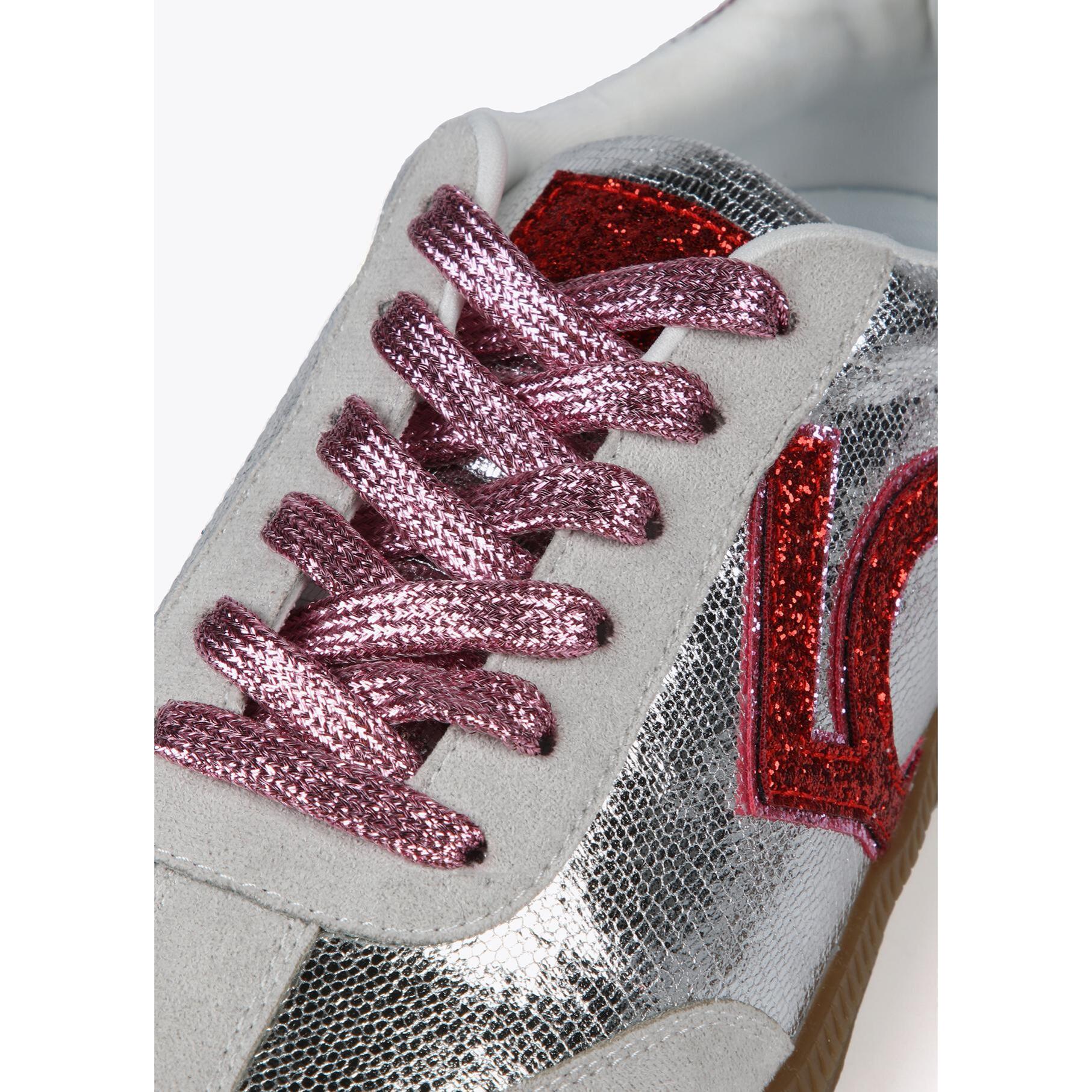 Sneakers metallizzate e LC glitter