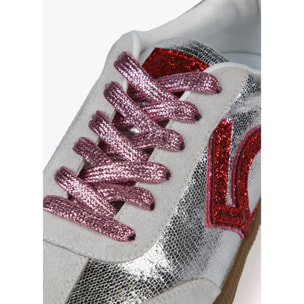 Sneakers metallizzate e LC glitter