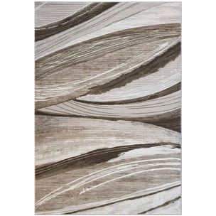 Tappeto Disegno Astratto Beige Nocciola