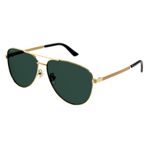 Gafas de Sol Gucci GG1233SA-002 de Metal Hombre 63 mm