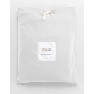 Paire de Taies d'oreiller 1Pcs Satin de coton Uni Bio