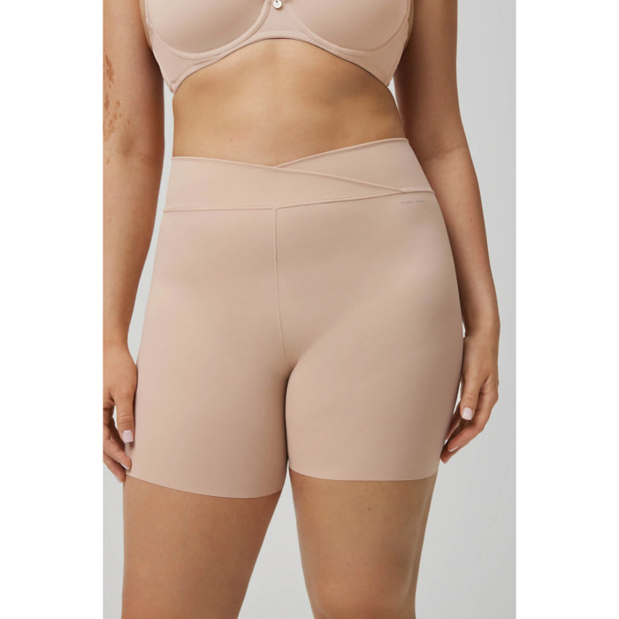 Culottes elastiche anti-sfregamento beige