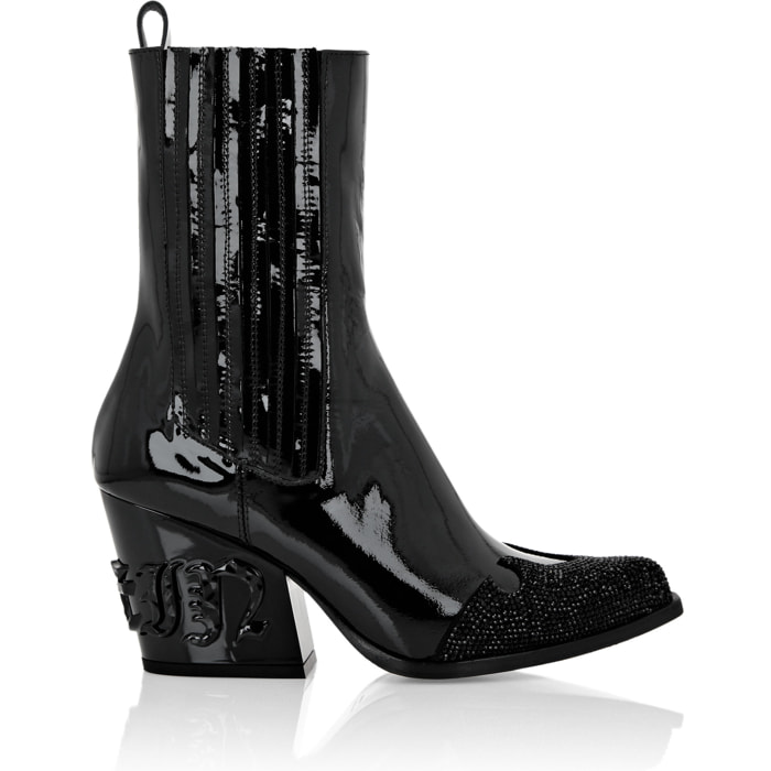 PHILIPP PLEIN Boots Mid Flat GOTHIC PLEIN