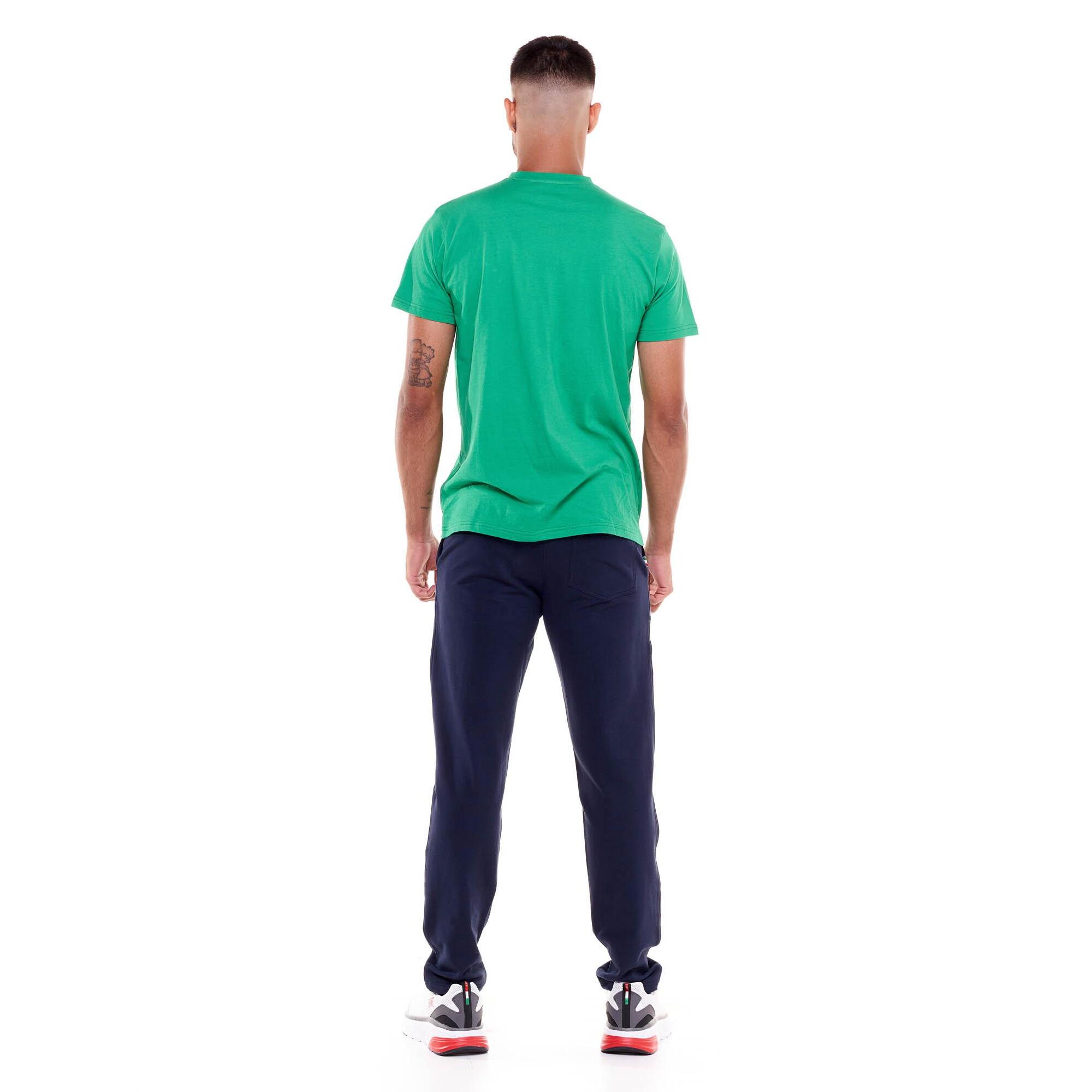 Camiseta de hombre Leone Basic de algodón de manga corta