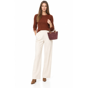 Tote Anna Luchini Bordeaux