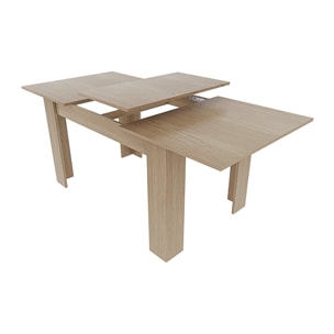 Tavolo da Pranzo Allungabile Estensibile Fino a 190 cm Tavolino Per 6 Persone Salotto Soggiorno Salone Design Moderno 190 x 78 x 90 cm Rovere