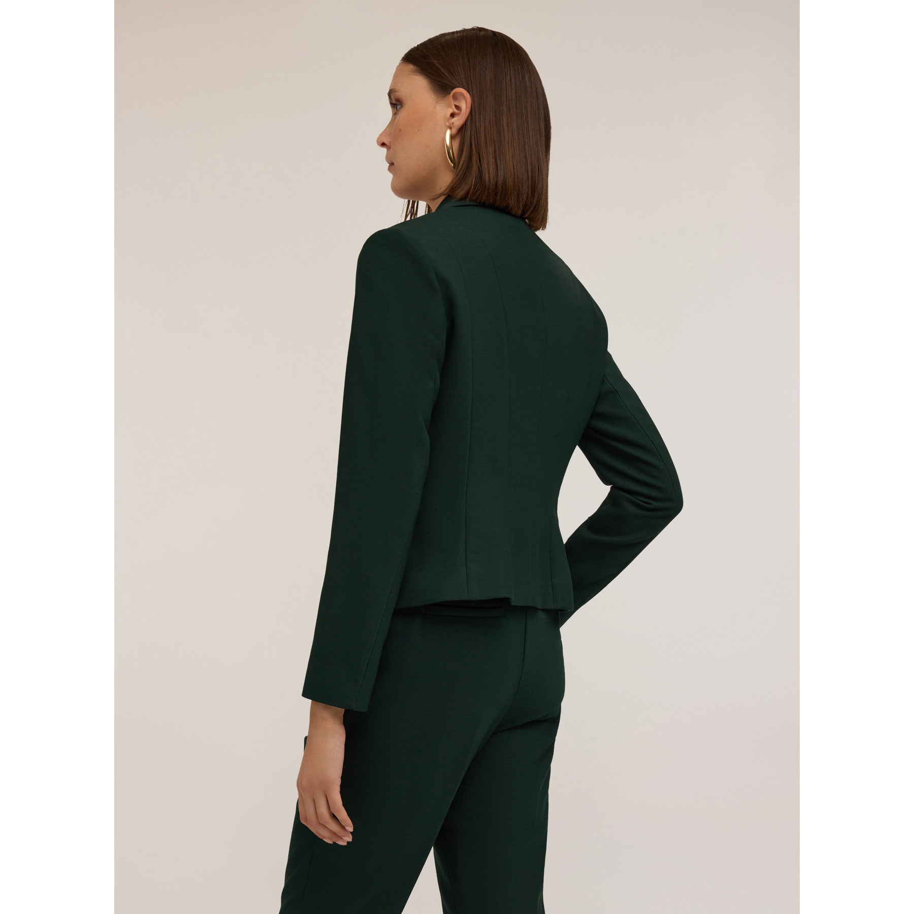 Motivi - Chaqueta blazer corta - Verde