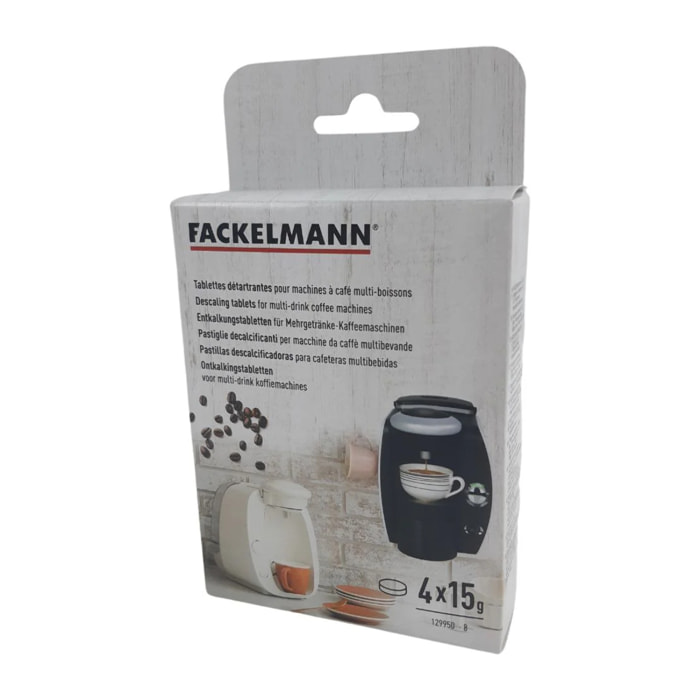 Tablettes détartrantes pour machines à café multi-boissons Fackelmann Petit-déjeuner