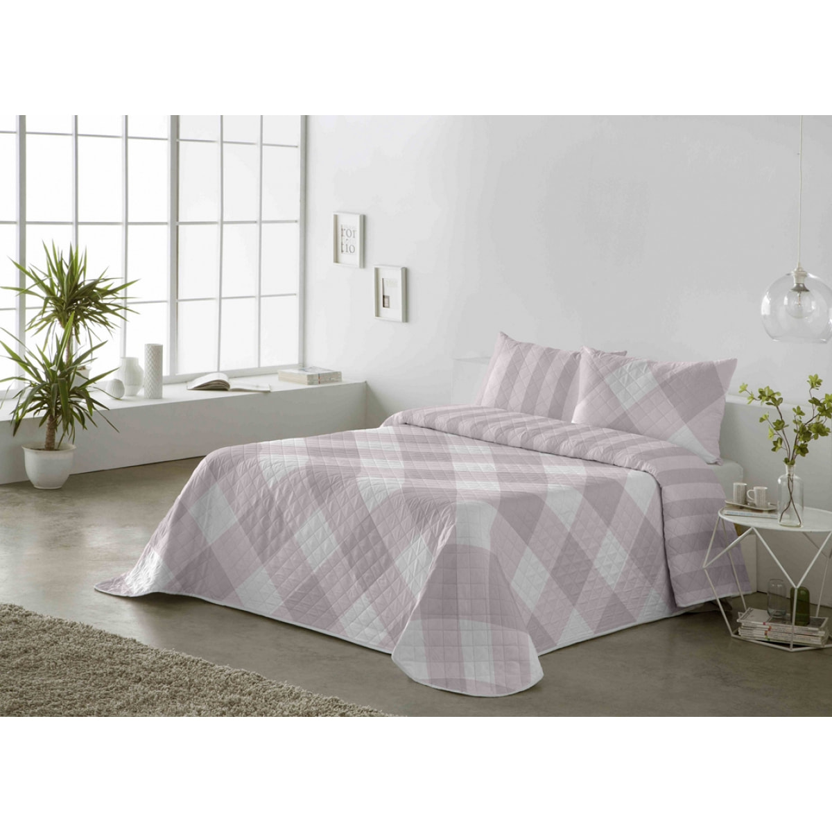 Colcha Estampada Reversible Sadie Maquillaje