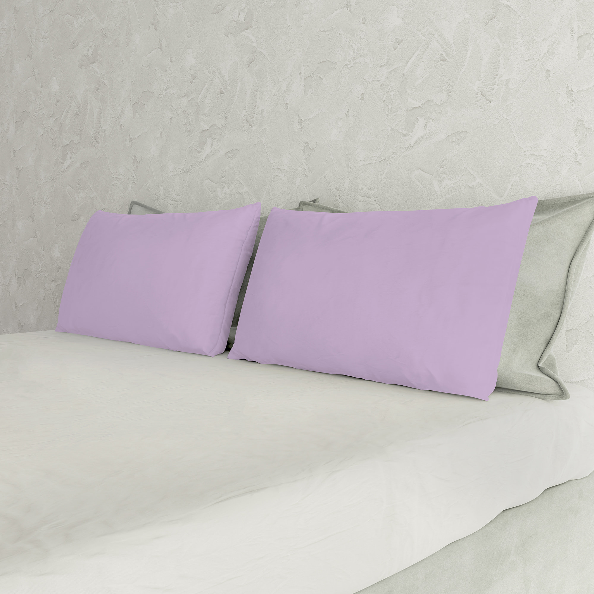 COPPIA FEDERE MAX COLOR, 100% Cotone, Made in Italy - LILLA