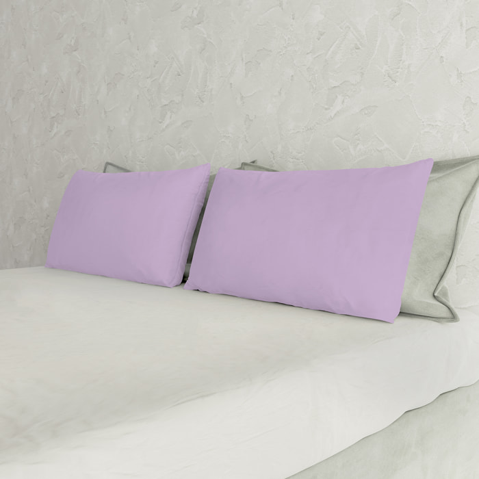 COPPIA FEDERE MAX COLOR, 100% Cotone, Made in Italy - LILLA
