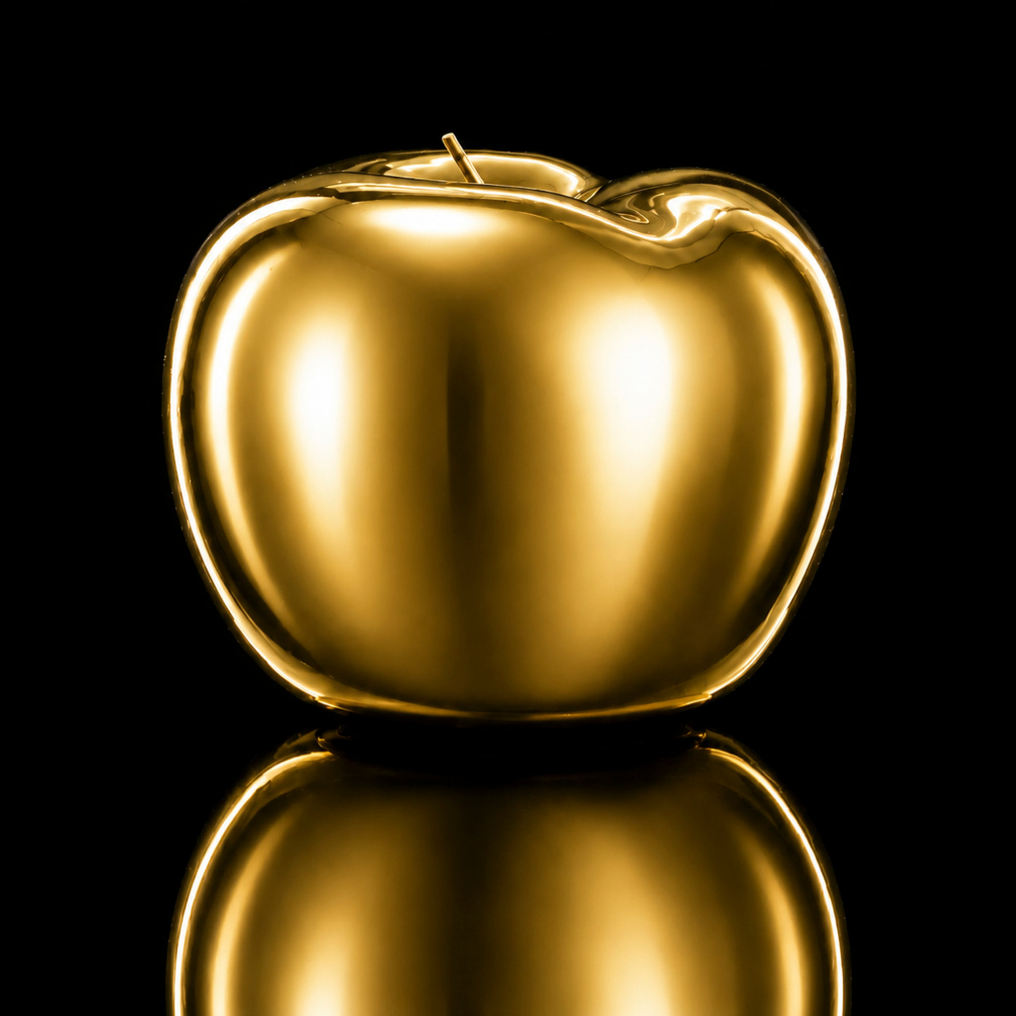 Statue - HOME DECO FACTORY - Pomme Dorée - Or