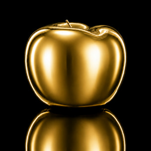 Statue - HOME DECO FACTORY - Pomme Dorée - Or