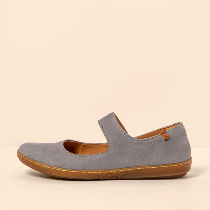 Bailarinas N5301 NOBUCK LAVADO DENIM/ CORAL color Denim