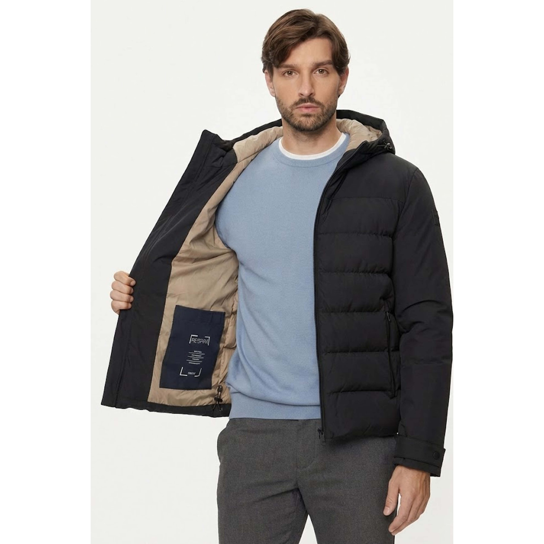 Chaquetas Hombre de la marca GEOX  modelo M SAPIENZA NEGRO