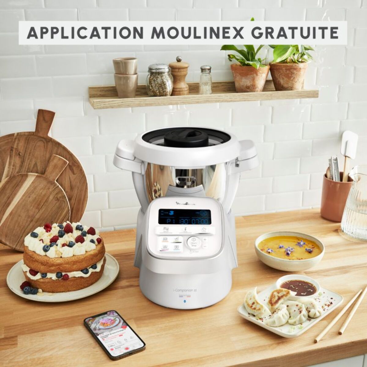 Robot cuiseur MOULINEX I companion HF901120