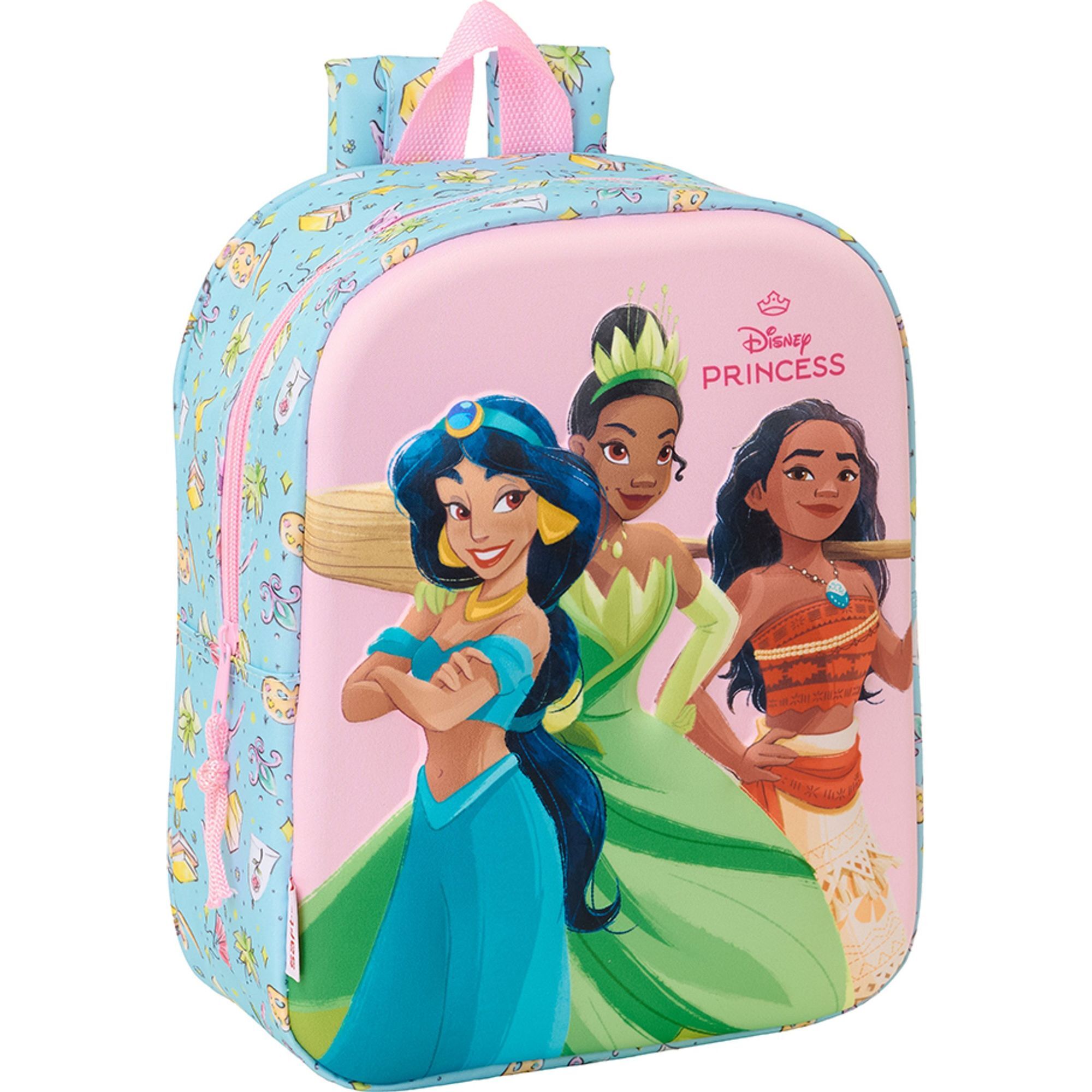 Mochila guarderia 3d princesas disney 3d