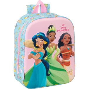 Mochila guarderia 3d princesas disney 3d