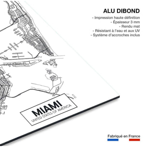 Tableau miami usa Tableau alu Dibond