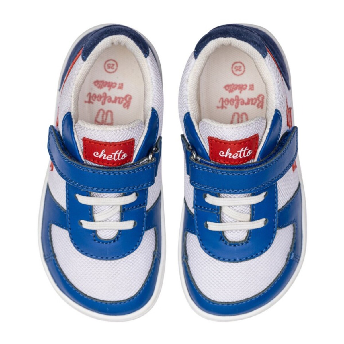 DEPORTIVO RAYO BAREFOOT BLANCO/AZUL – FRESCURA Y FLEXIBILIDAD