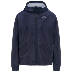 Kappa - Giacche Uomo Donna Blu - Logo Olimet