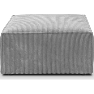 Pouf en velours côtelé - LIVIA