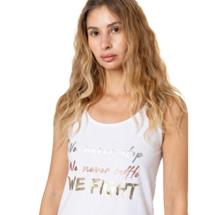 Camiseta sin mangas elegante para mujer