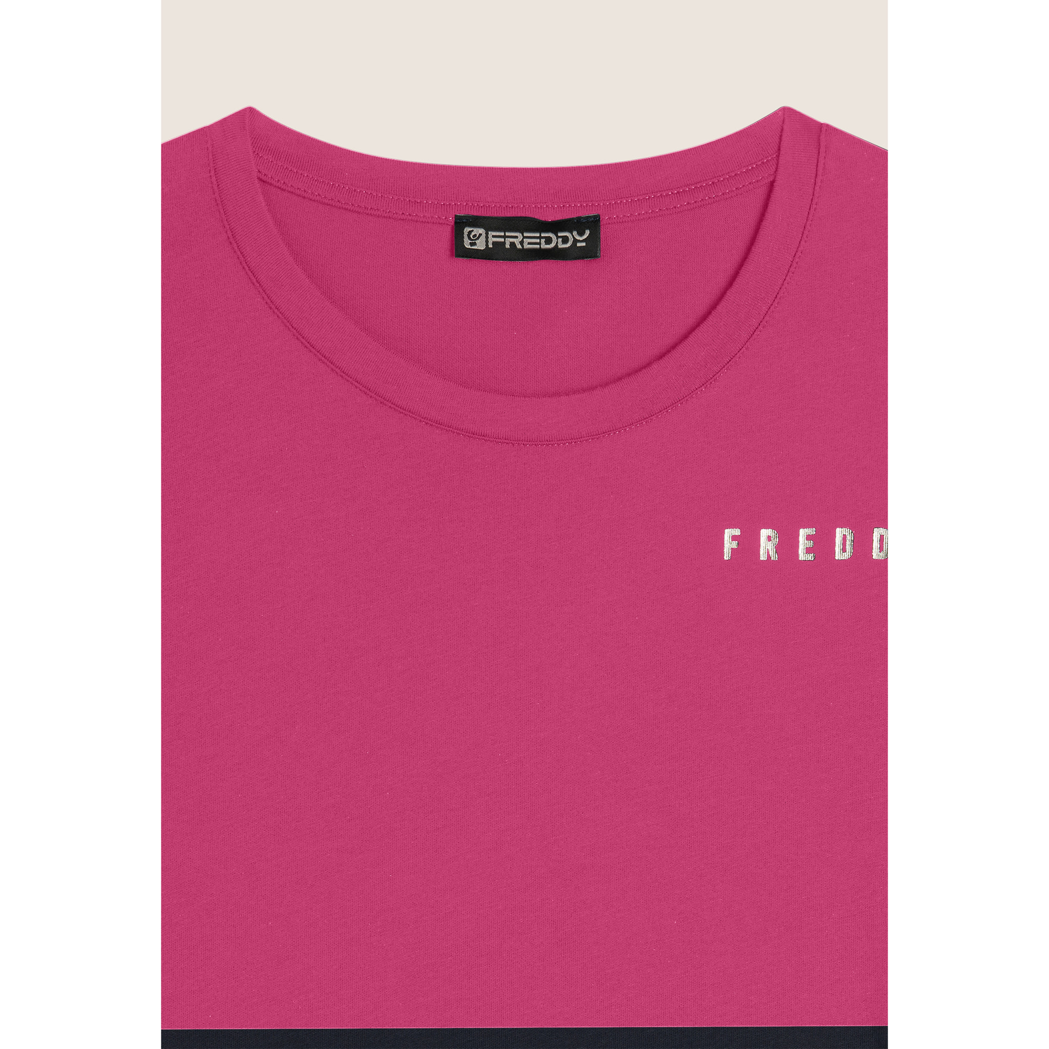 Vestito a maniche corte in jersey con dettagli floreali