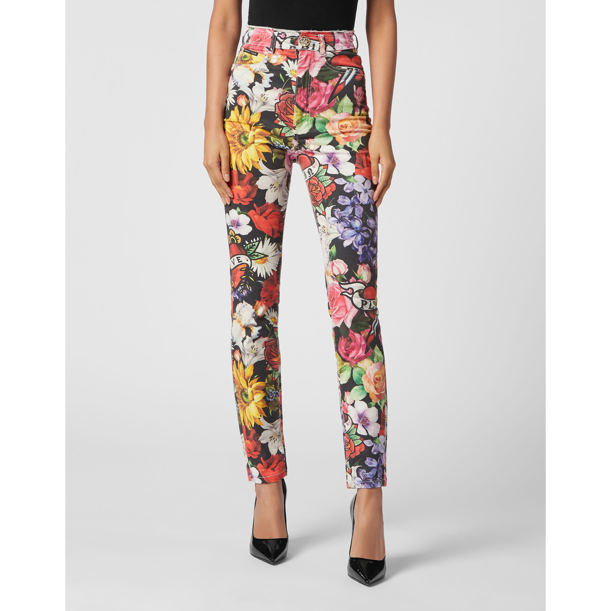 PHILIPP PLEIN Super High Waist Jegging LOVE