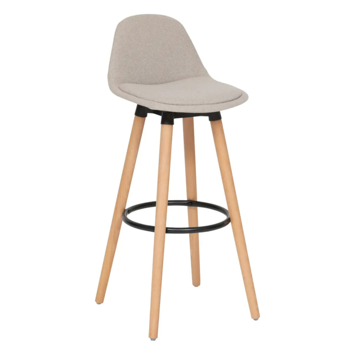 Tabouret de bar "Maxon" beige H92,5cm