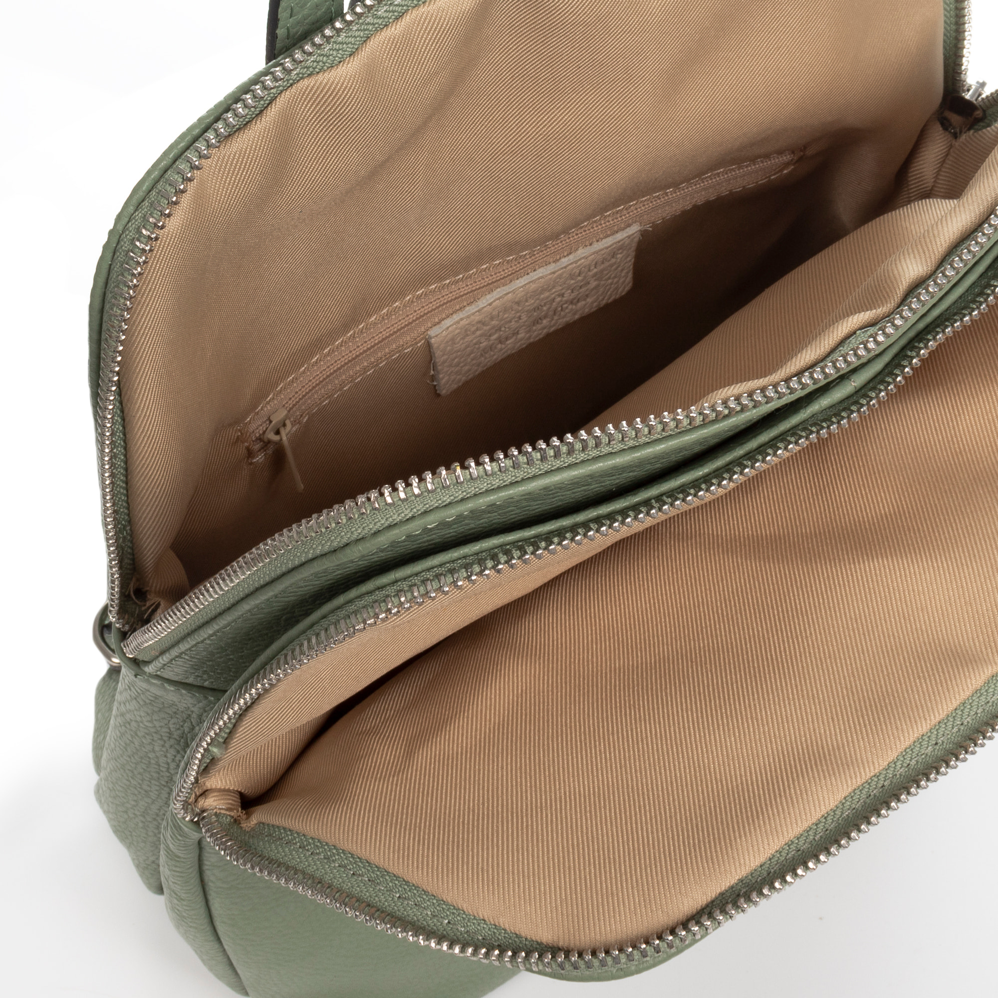 Borsa zaino donna Arquà. Vera pelle Dollaro.