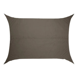 Voile d'ombrage Elyora 4x3m gris ardoise