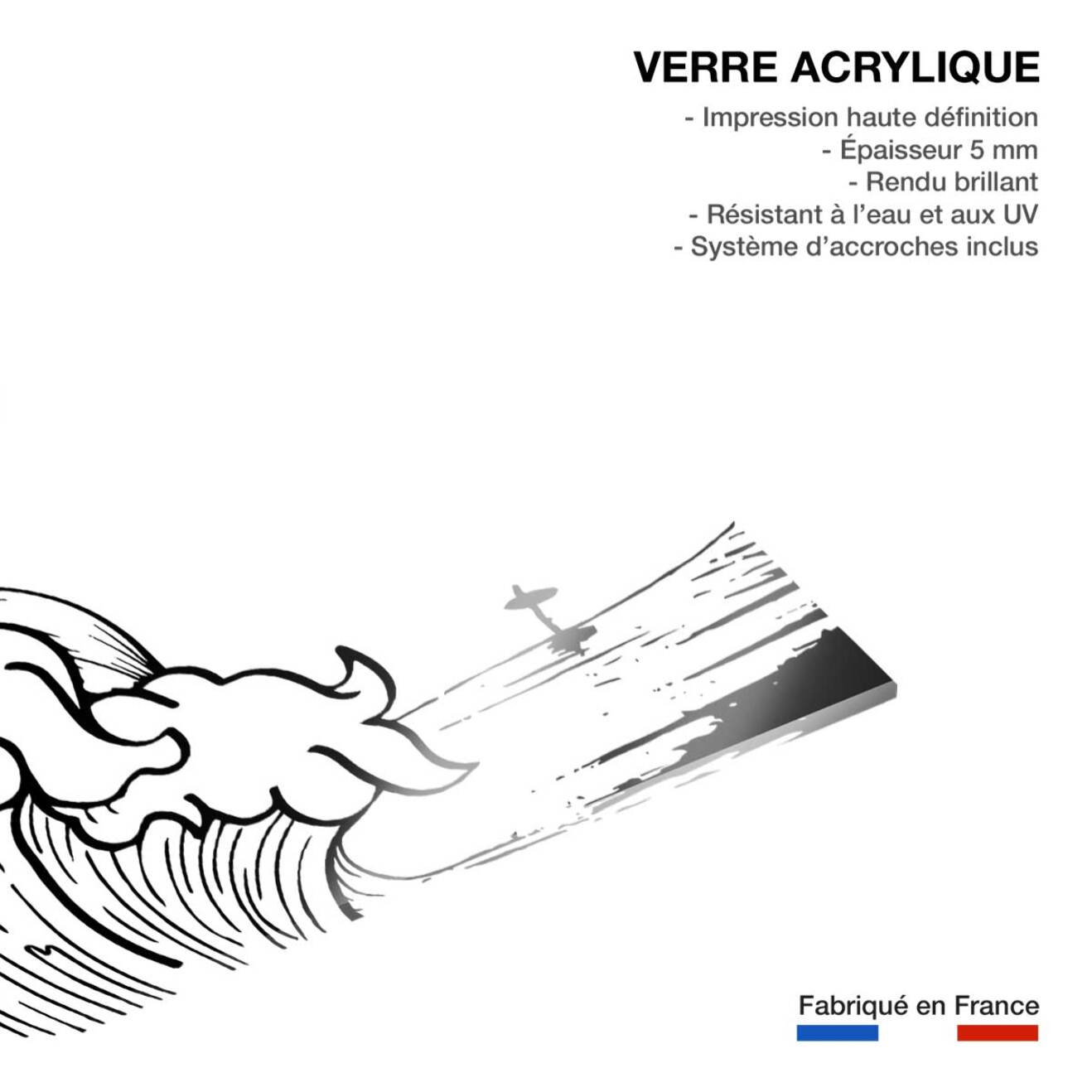 Tableau shore break Tableau plexiglas