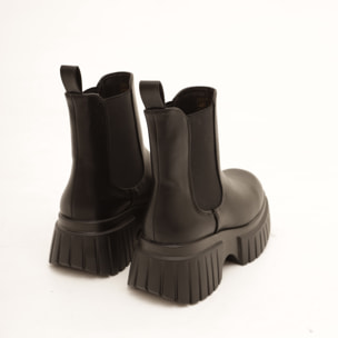STIVALETTO CHELSEA BASSO PLATFORM NERO