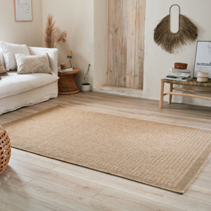 Nature - tapis aspect jute naturel beige