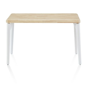 Mesa de estudio Padma Blanco - Roble