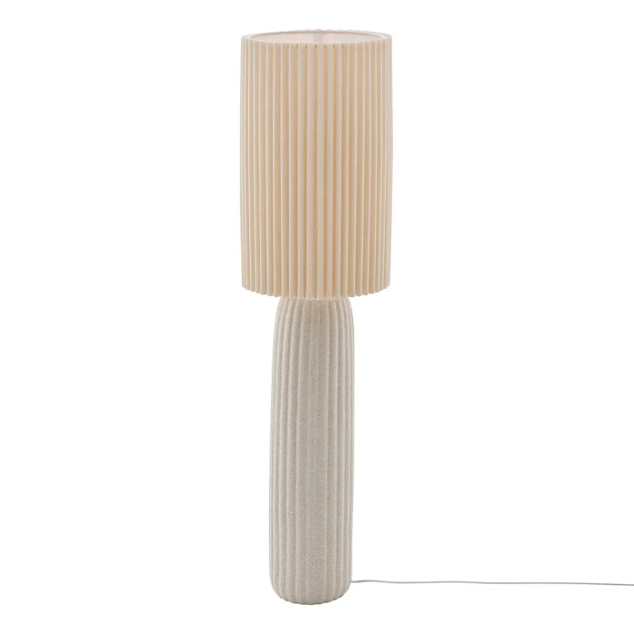 Lampadaire Kenan beige H122cm