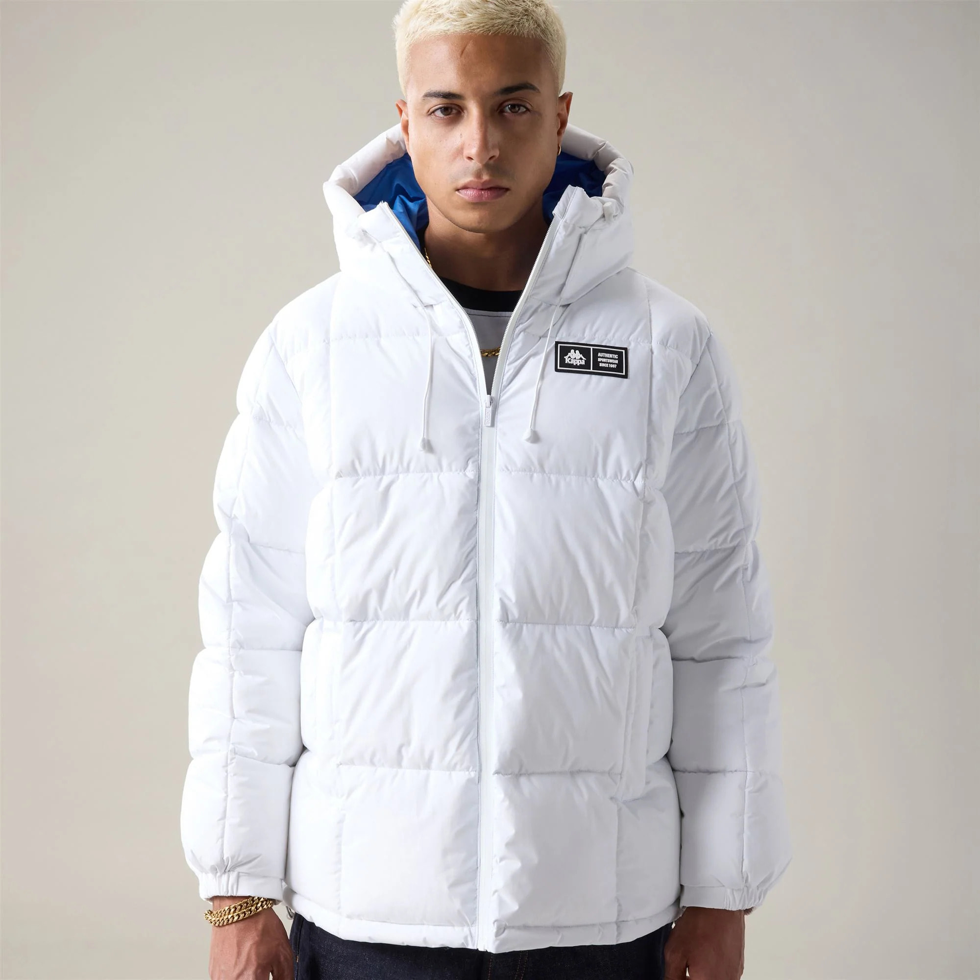 Kappa - Giacche Uomo Grigio - Authentic Olmy