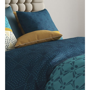 Parure housse de couette coton canard