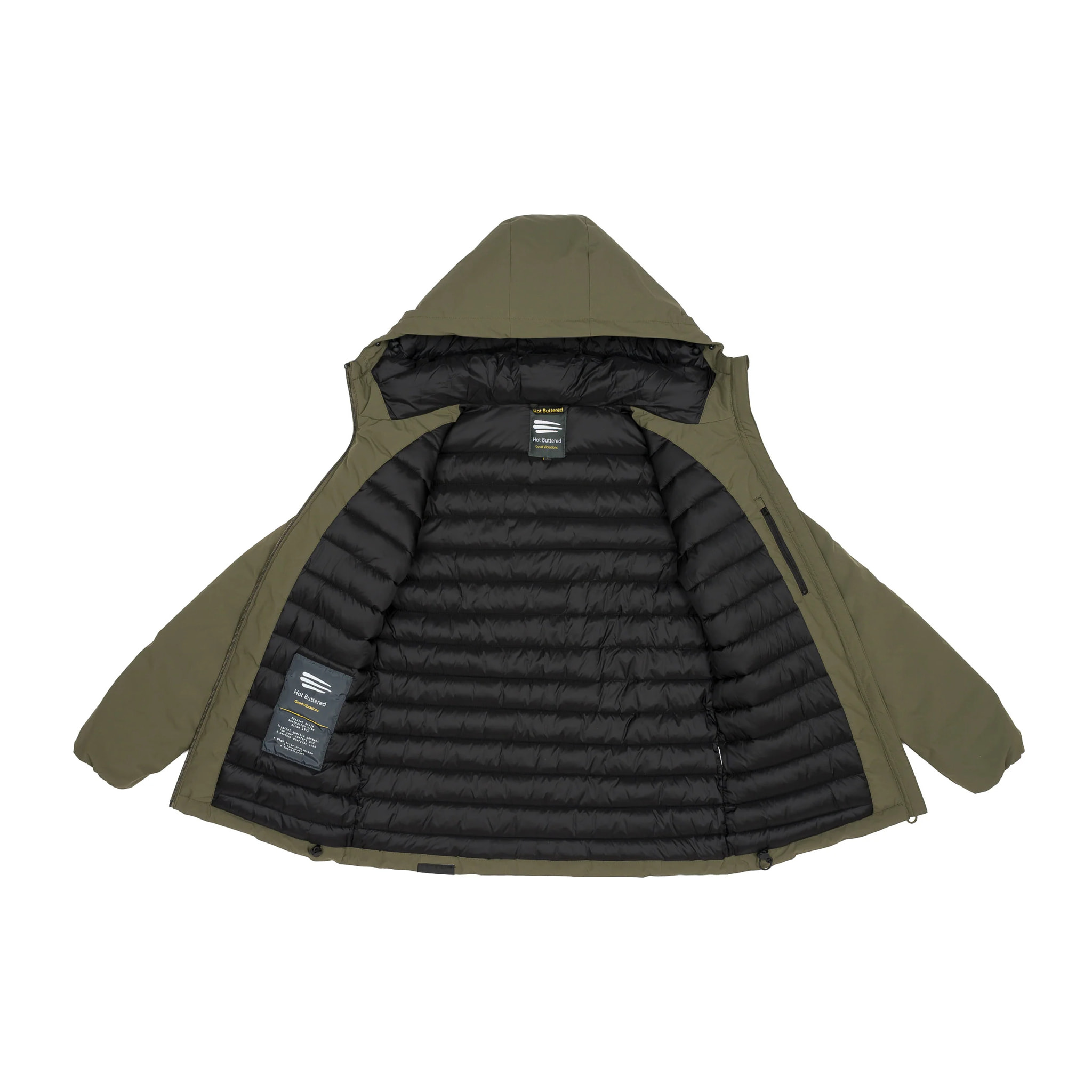 Chaqueta MILLAA acolchada impermeable verde