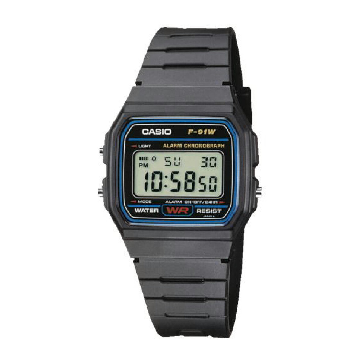 Reloj Casio F-91W-1YER Hombre Digital Cuarzo con Correa de Resina