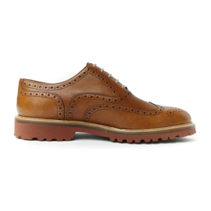 Oxford British Passport Marrone
