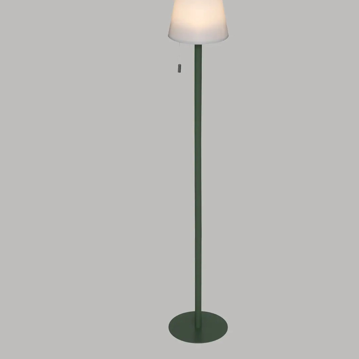 Lampadaire extérieur "Zack" H108cm vert olive