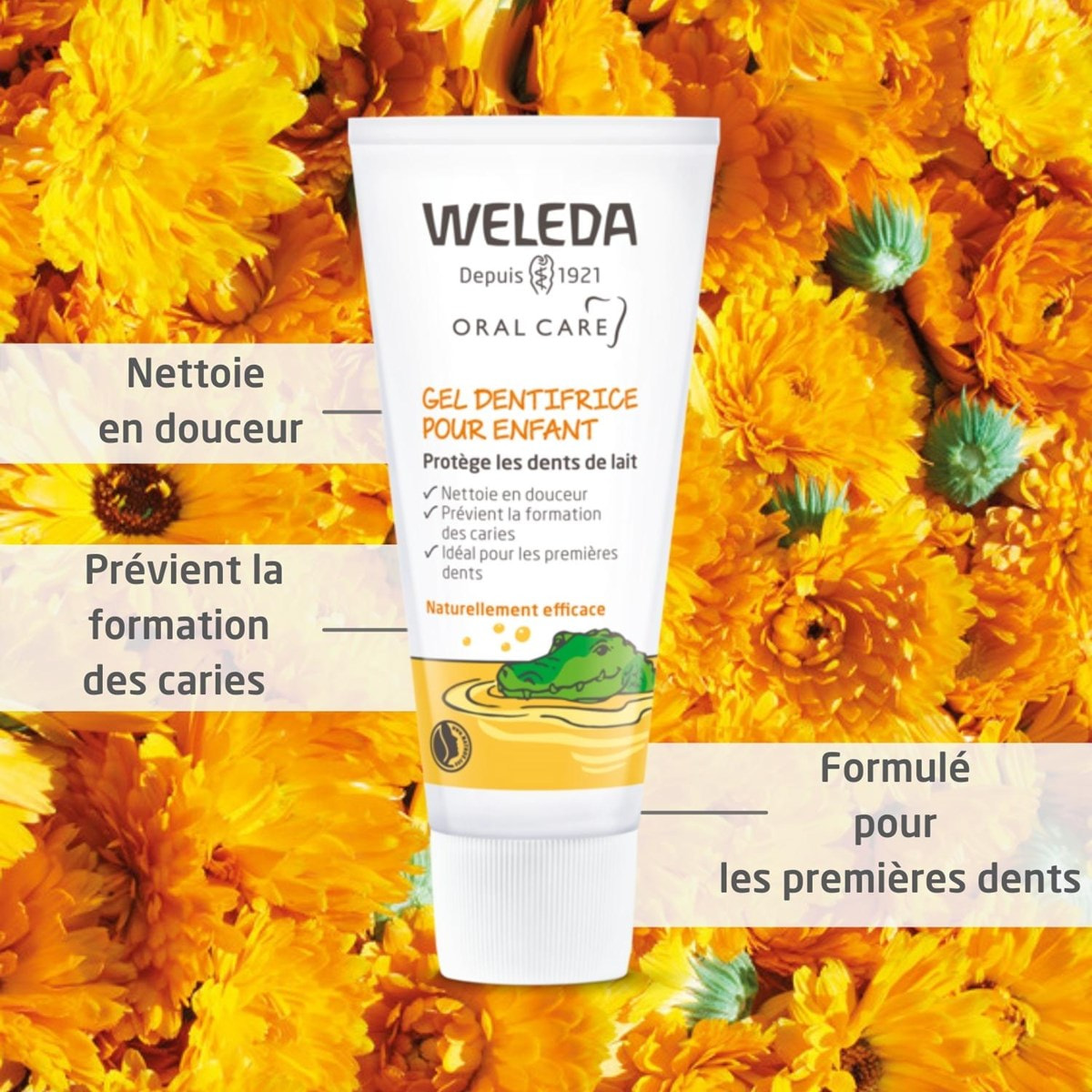 WELEDA - Gel dentifrice pour Enfant - 50 ml